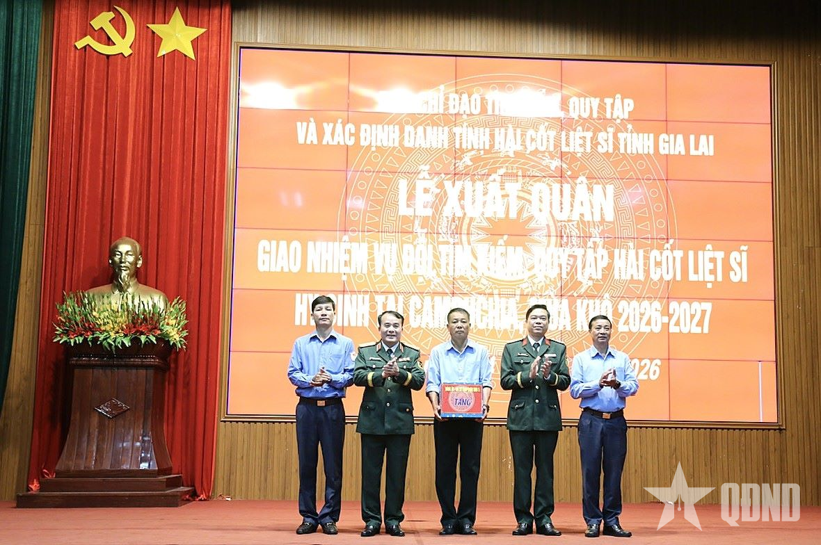 Gia Lai: Đội K52 xuất quân tìm kiếm, quy tập hài cốt liệt sĩ tại Campuchia
